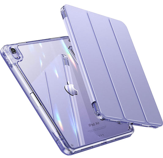 iPad Air 4/5 Case - Purple with transparent Back